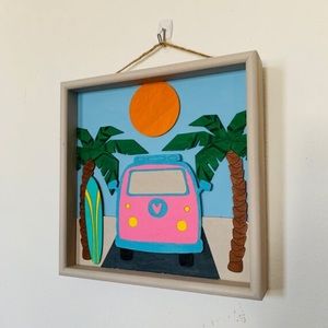 Miami 3-D wooden scenery